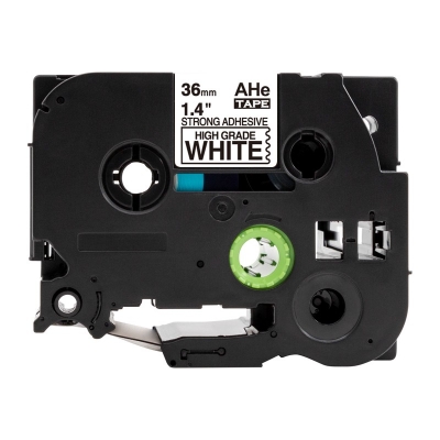 AHe-S261 36mm白底黑字兄弟標簽色帶